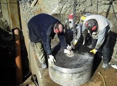 Bohren mit 1000er Bohrkrone