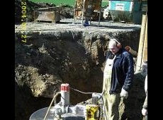 Bohren mit 1000er Bohrkrone